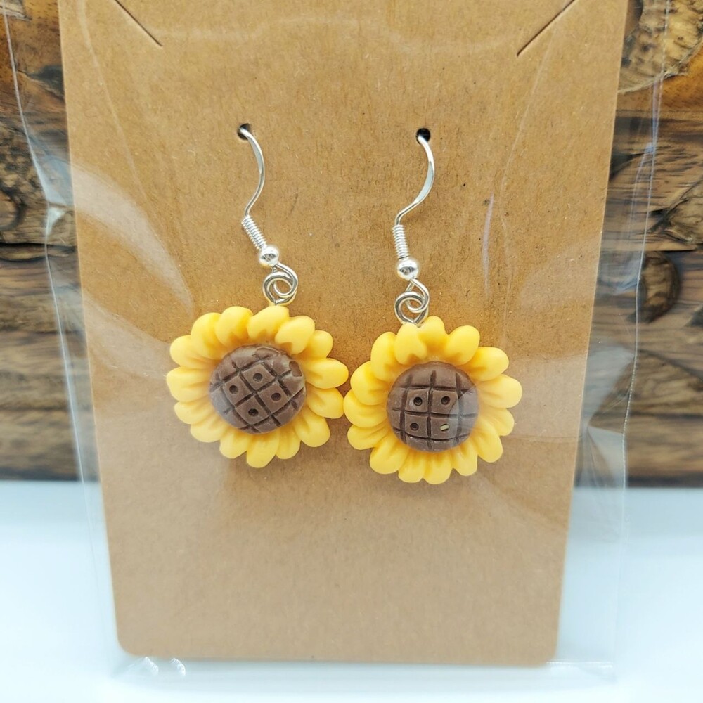 Sunflower Earrings Flower Earrings
